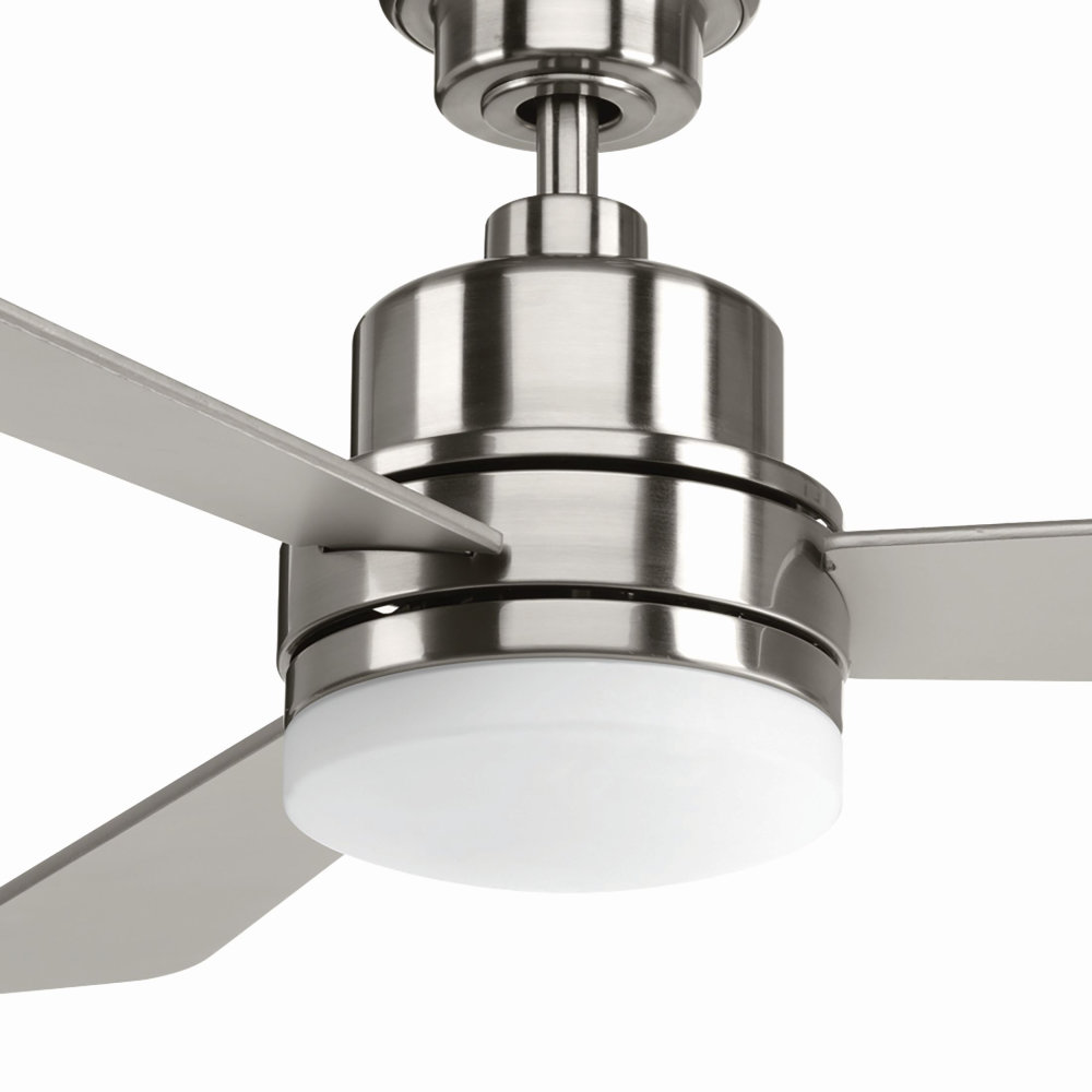 Trevina II Wide Ceiling Fan 1 Light Wall Control 52 Inch wide by