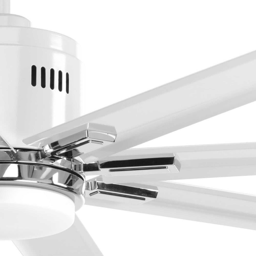Vast Wide Ceiling Fan 1 Light Damp Rated 72 Inch wide by Progress