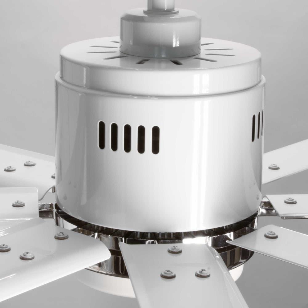 ふんわ Vast Wide Ceiling Fan 1 Light Damp Rated 72 Inch wide by Progress